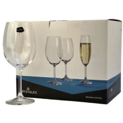Copa De Cristal De Bohemia Lara Gran Vino X 6 de 450ml
