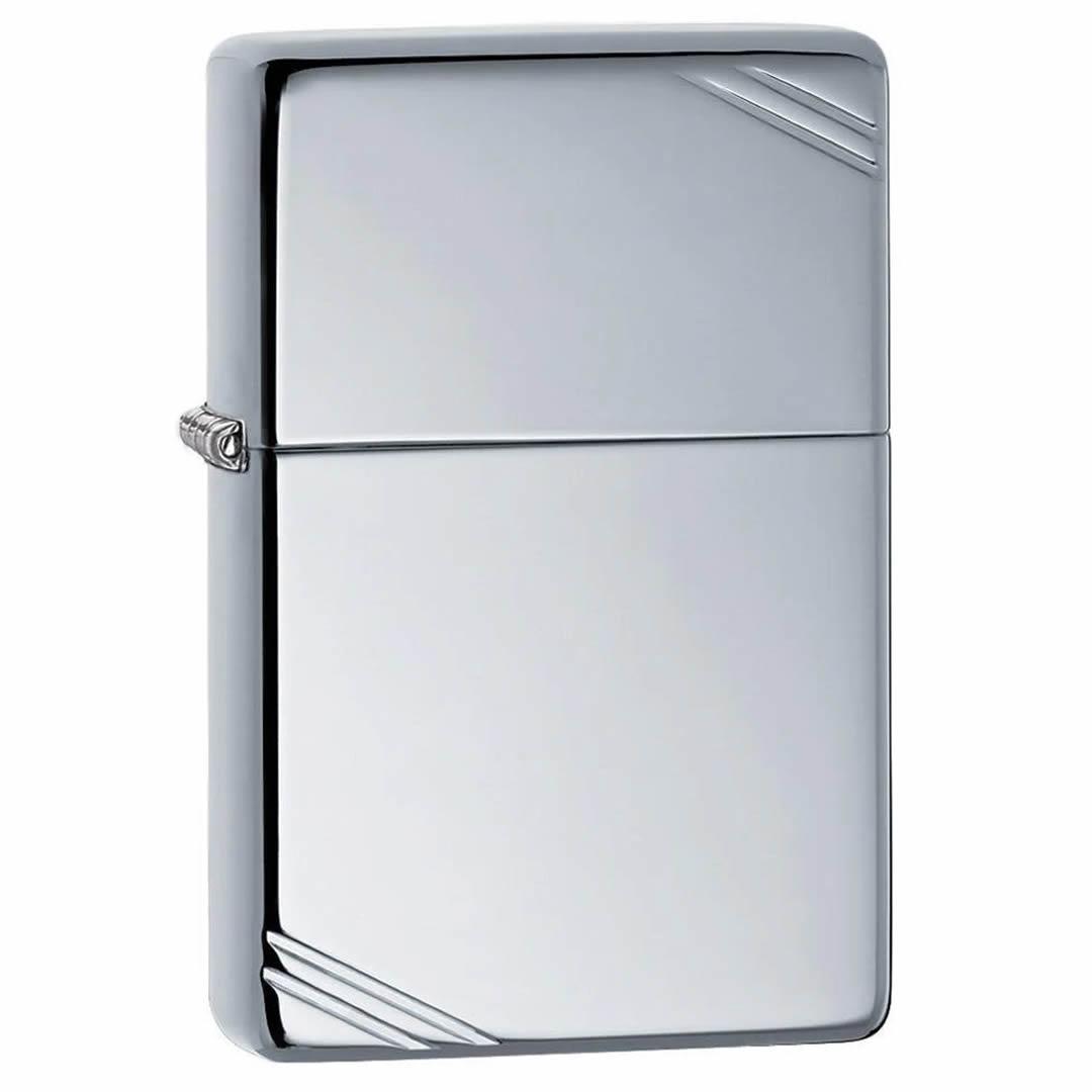 Encendedor Zippo High Polish Chrome Vintage with Slashes 260