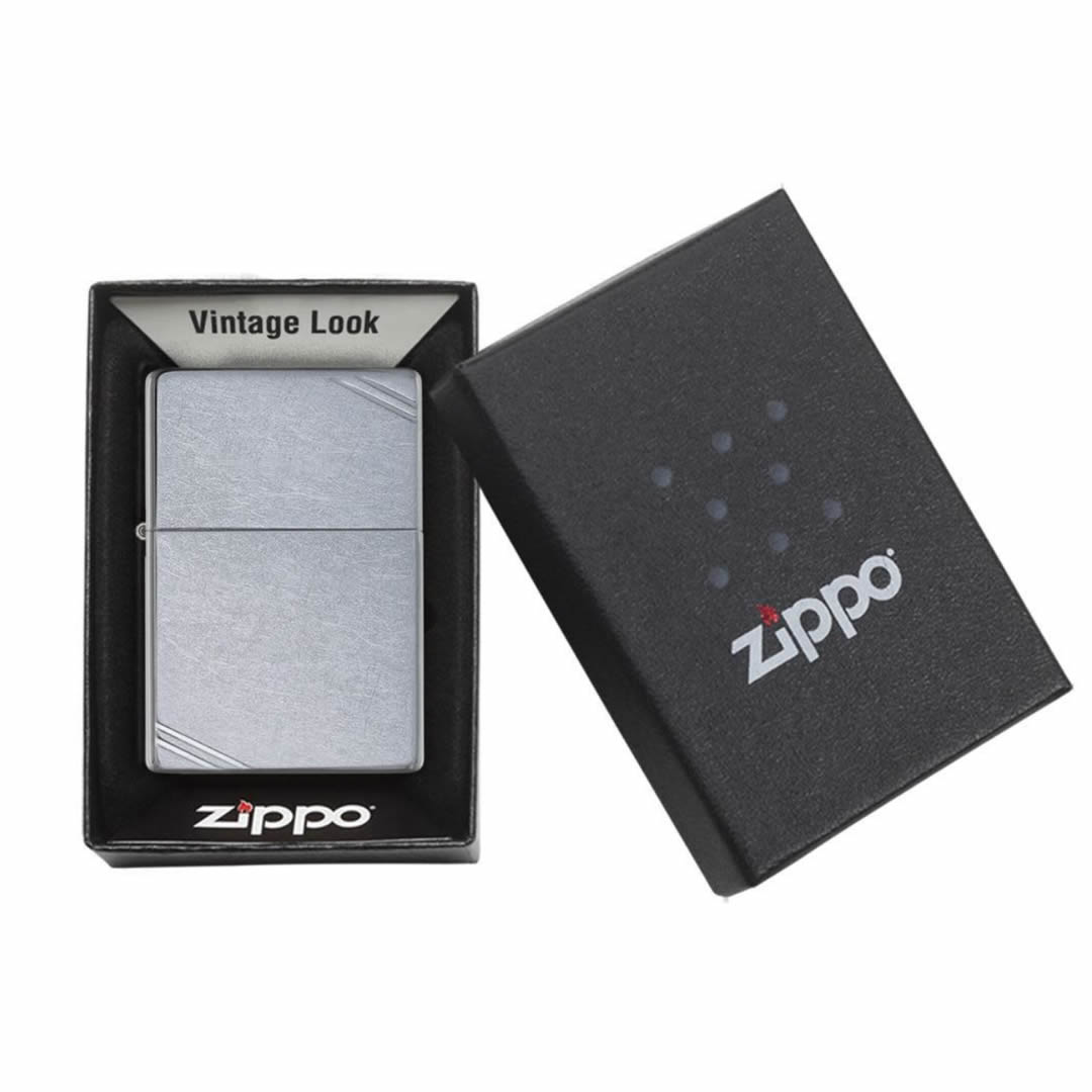 Encendedor Zippo Vintage Street Chrome 267