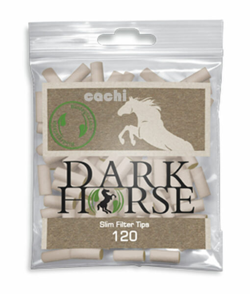Filtro Para Cigarrillos Dark Horse 6mm x 120 Biodegradables