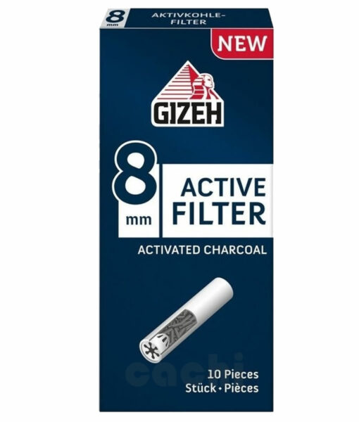 Filtros Gizeh para Pipas Charcoal 8mm