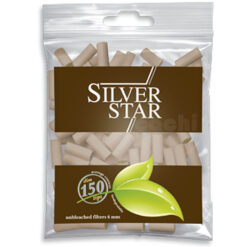 Filtros Para Cigarrillos Silver Star Biodegradables 6mm x150