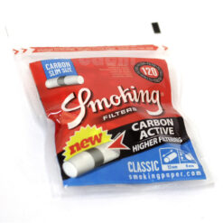 Filtros Smoking 6mm con Carbón Activado x 120 Unidades