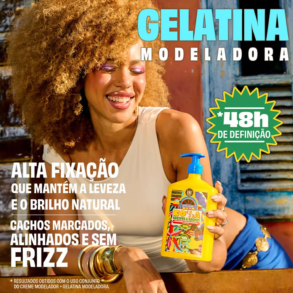 Gel Modelador Bossa Cabello Rizado y Crespo Lola 500ml 3 Gel Modelador Bossa Cabello Rizado y Crespo Lola 500ml