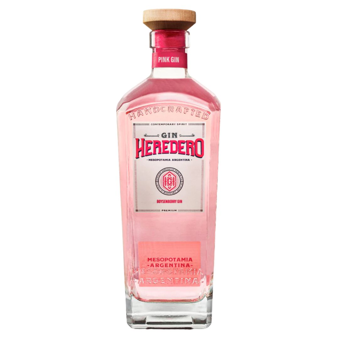 Gin Heredero Pink Mesopotamia Argentina 700ml Boysenberry