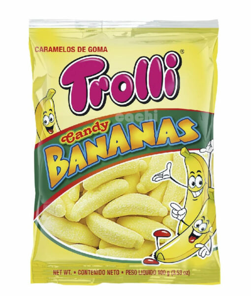 Gomitas Trolli Bananas Gluten Free 100gr