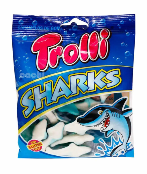 Gomitas Trolli Sharks Gluten Free 100gr