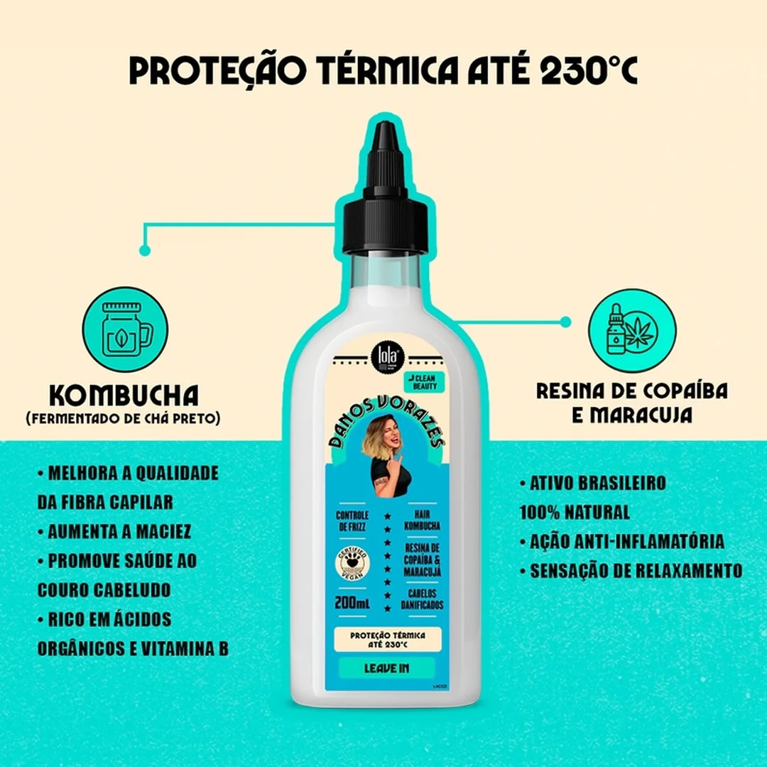 Leave In Finalizador Daños Voraces Lola 200ml protector 2 Leave In Finalizador Daños Voraces Lola 200ml protector