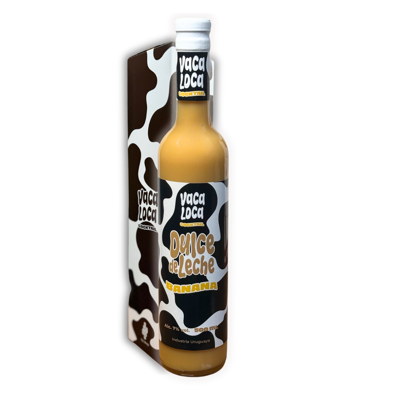 Licor Vaca Loca de Dulce de Leche y Banana 500ml