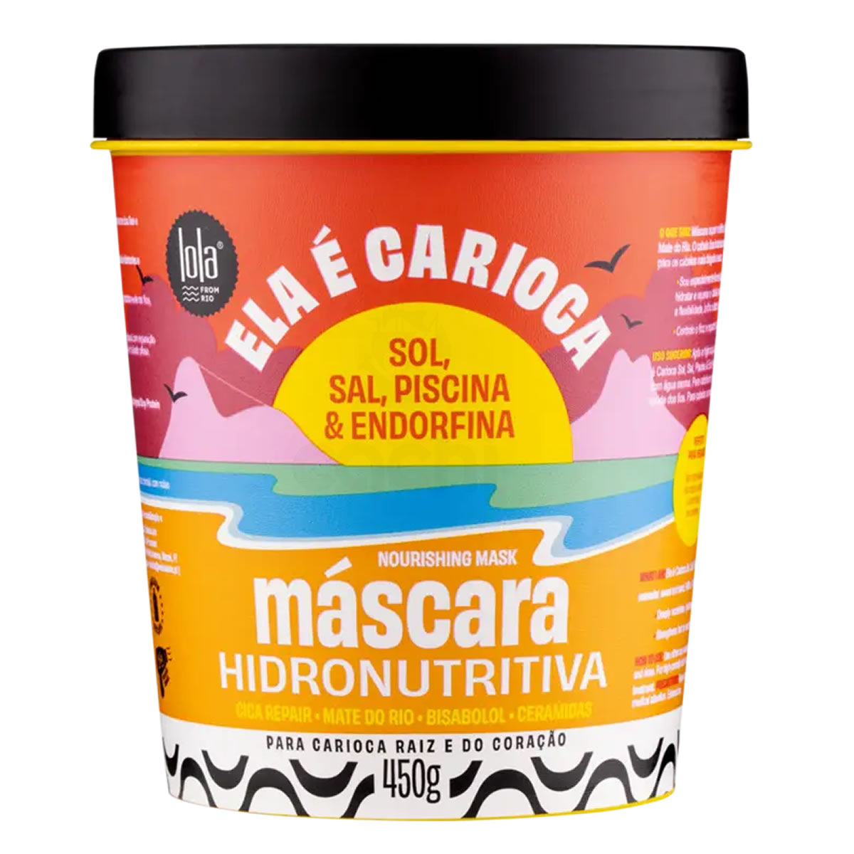 Mascara Hidronutritiva Ela e Carioca Lola 450grs 1 Mascara Hidronutritiva Ela É Carioca Lola 450grs