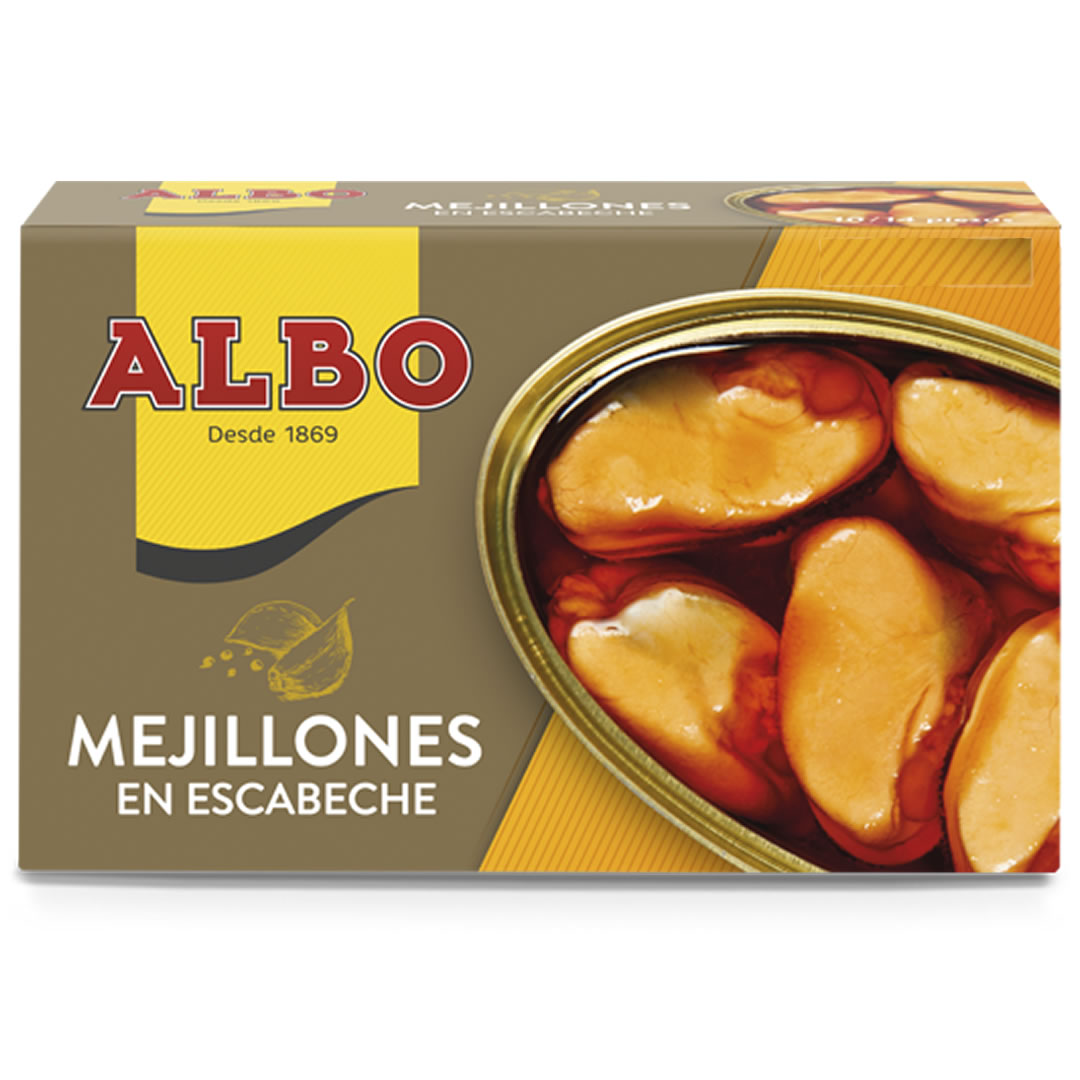 Mejillones En Escabeche Albo 115gr 1 Mejillones En Escabeche Albo 115gr
