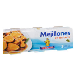 Mejillones Vigilante en Escabeche 79grs x 3 Españoles