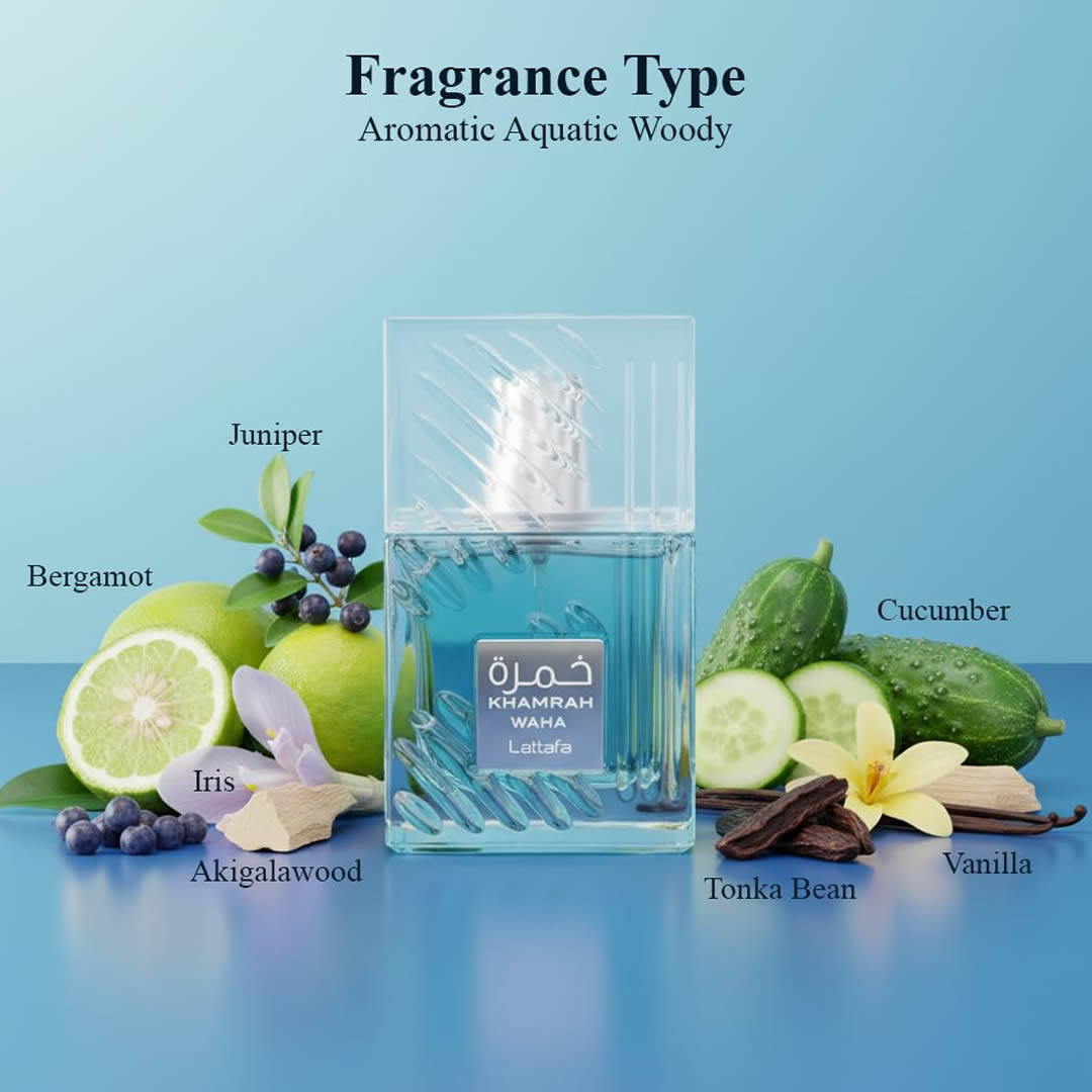 Perfume Arabe Lattafa Khamrah Waha Edp 100ml 3 Perfume Arabe Lattafa Khamrah Waha Edp 100ml