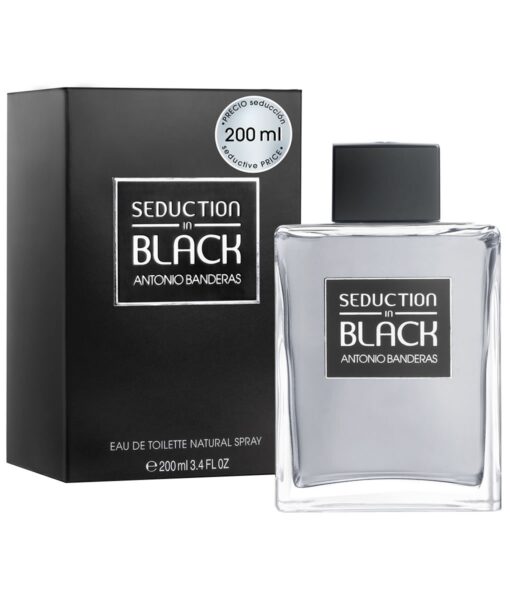 Perfume Seduction In Black 200ml Antonio Banderas Original