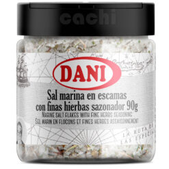 Sal Marina en escamas con finas Hierbas 90gr Dani