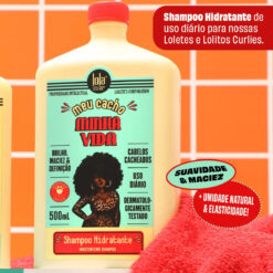 Shampoo Hidratante Rizos Meu Cacho Minha Vida Lola 500grs