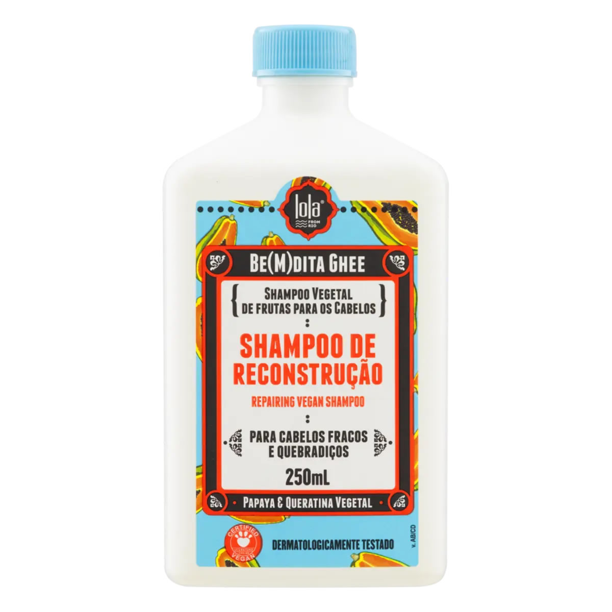 Shampoo Reconstruccion Bendita Ghee Papaya Lola 250grs 1 Shampoo Reconstruccion Bendita Ghee Papaya Lola 250grs