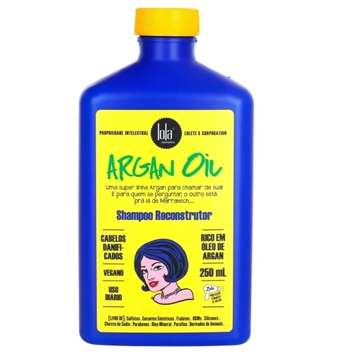 Shampoo Reconstructor de Argan Oil Lola 250grs 1 Shampoo Reconstructor de Argan Oil Lola 250grs