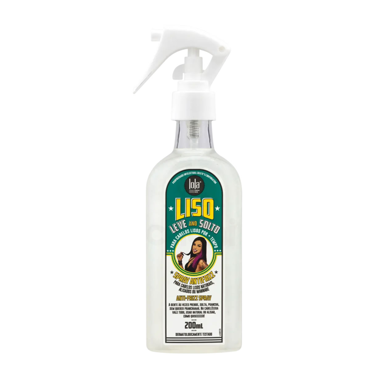 Spray Antifrizz Termoactivo Lacio Lola 200gr Liso Leve Solto 1 Spray Antifrizz Termoactivo Lacio Lola 200gr Liso Leve Solto