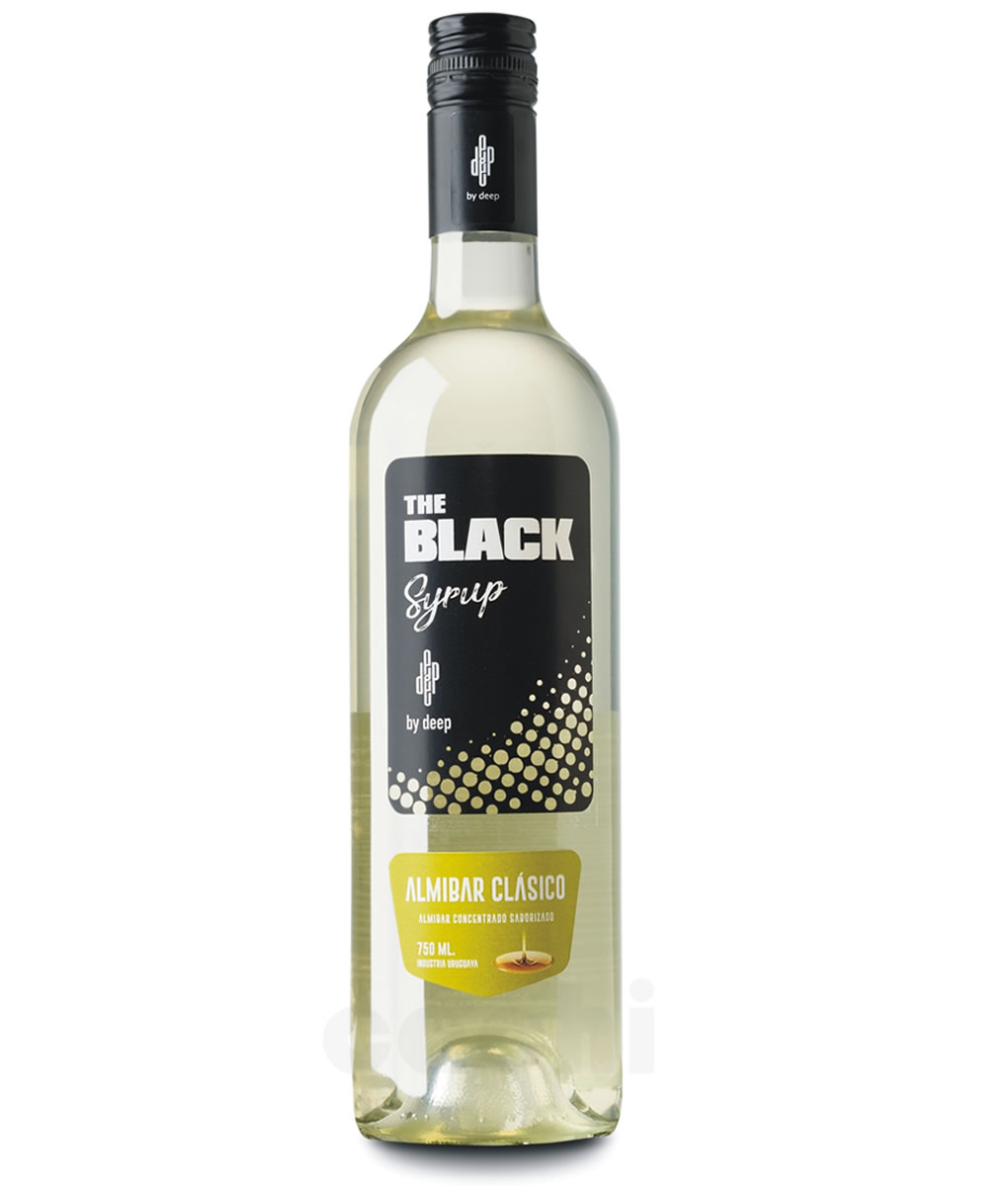 Syrup Para Tragos o Postres The Black Almíbar Clásico 750ml