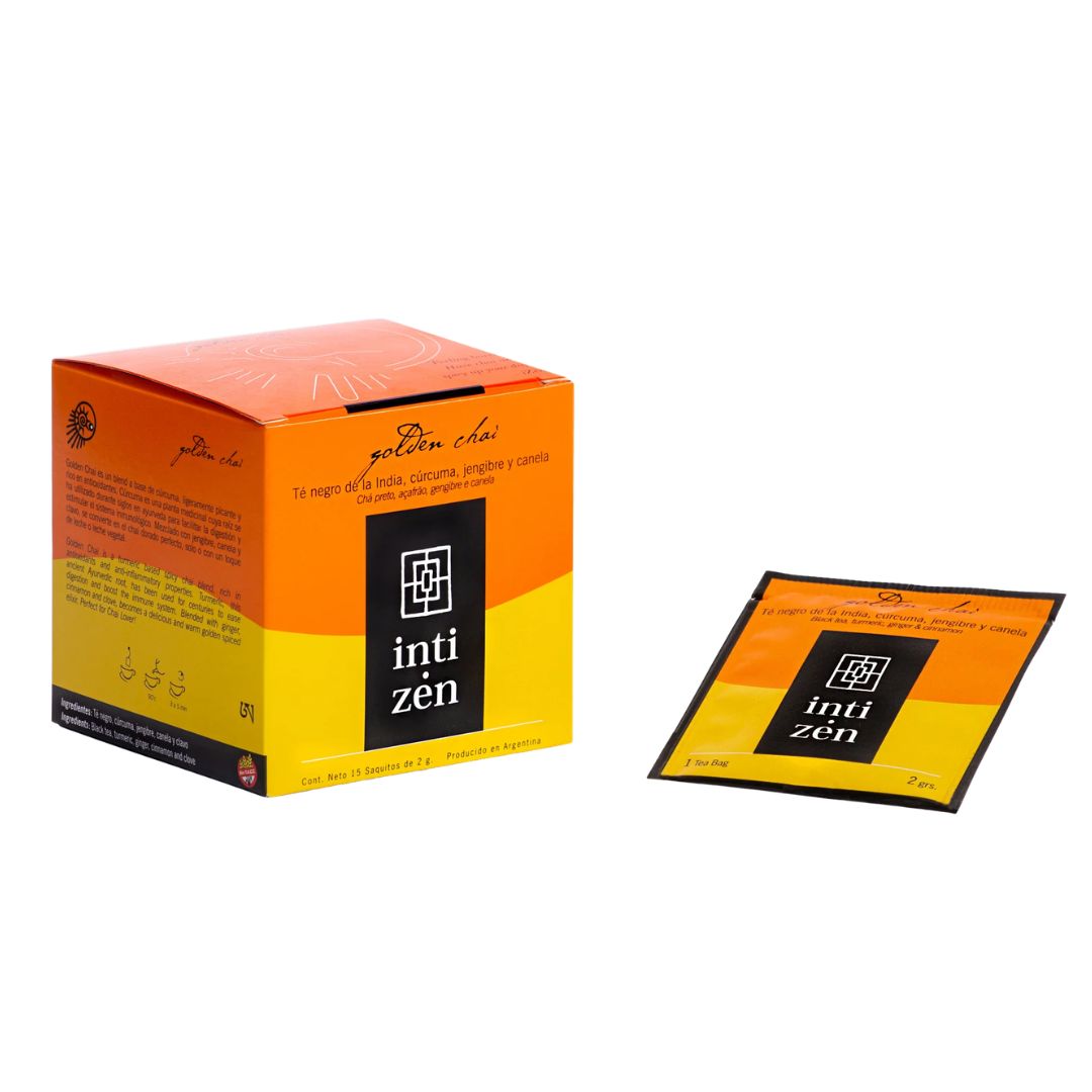 Te Inti Zen Golden Chai Tea 10 saquitos