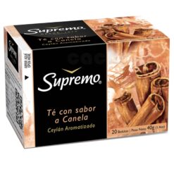Te Supremo Sabor Canela 20 Bolsitas