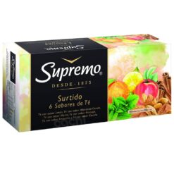 Te Supremo Surtido X 100 Saquitos De 6 Sabores Diferentes