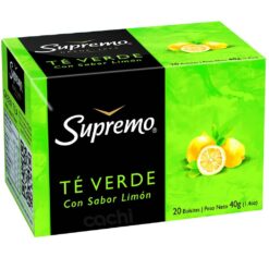 Te Supremo Verde Con Limón 20 Sobres