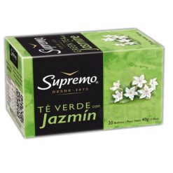Te Supremo Verde con Jazmin X 20 Sobres