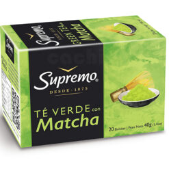 Te Supremo Verde con Matcha X 20 Saquitos