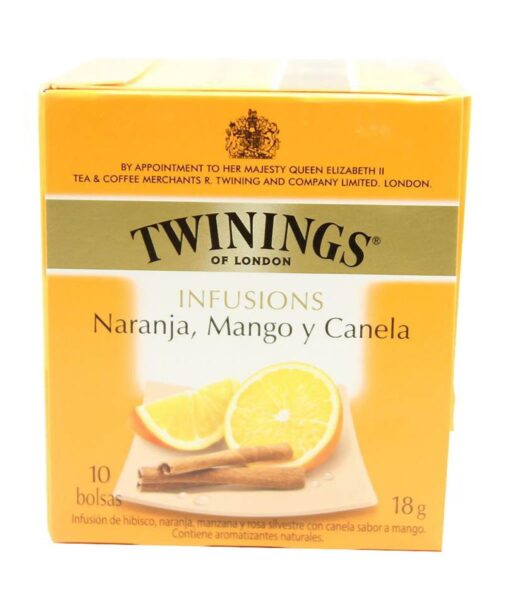 Te Twinings Naranja Mango Y Canela X 10 Sobres