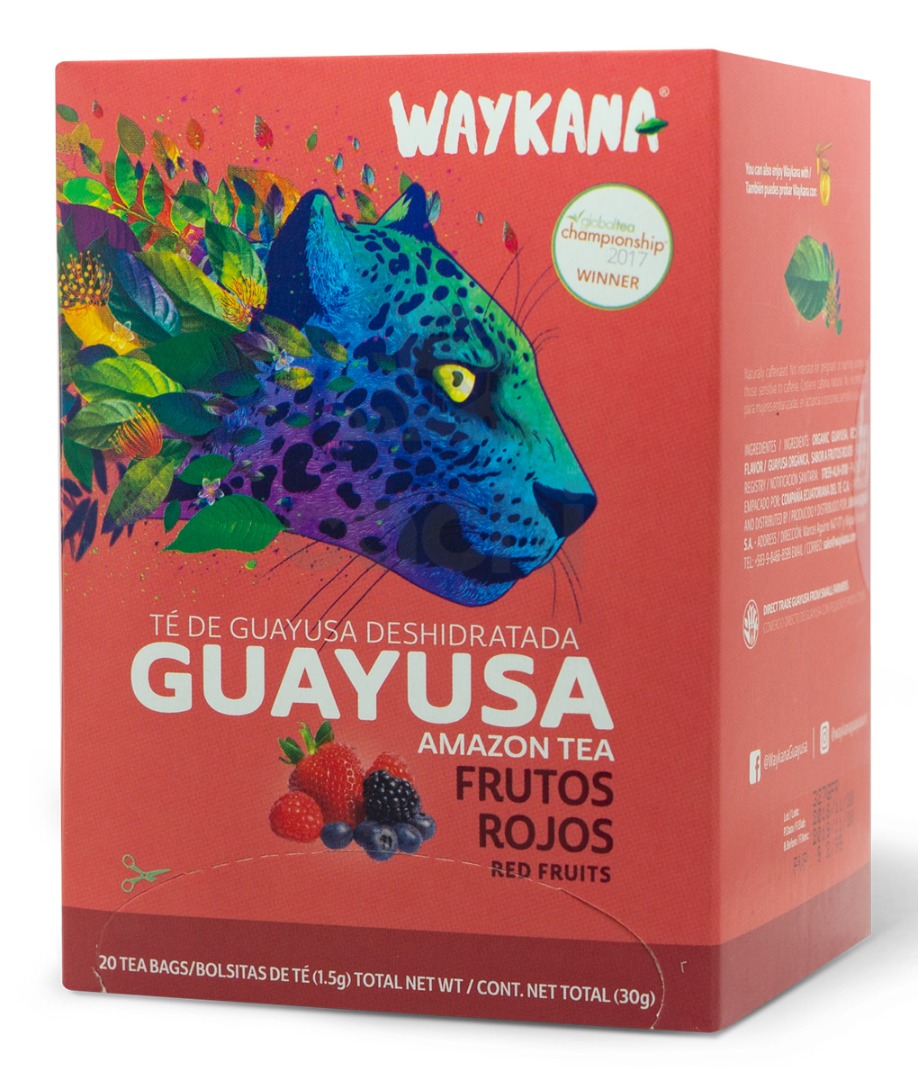 Te Waykana de Guayusa Frutos Rojos 20 sobres 1 Te Waykana de Guayusa Frutos Rojos 20 sobres
