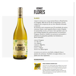Vermut Flores Blanco 750ml