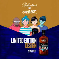 Whisky Ballantines Ed Limitada Music Icons Gorillaz 1 Litro