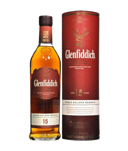 Whisky Glenfiddich 15 Años Solera Single Malt