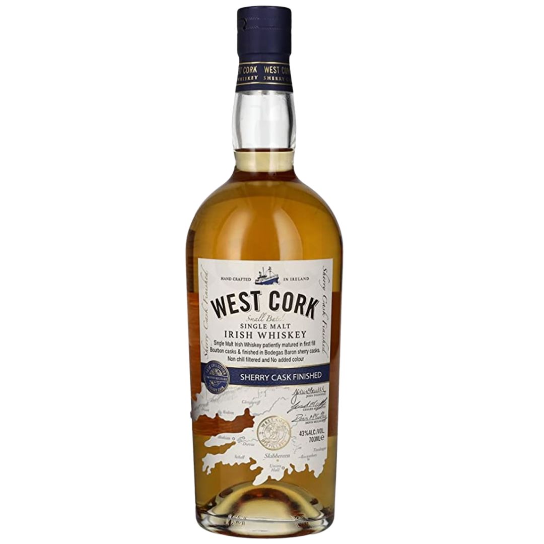 Whisky Irlandes West Cork Single Malt Sherry Cask 700ml 1 Whisky Irlandes West Cork Single Malt Sherry Cask 700ml