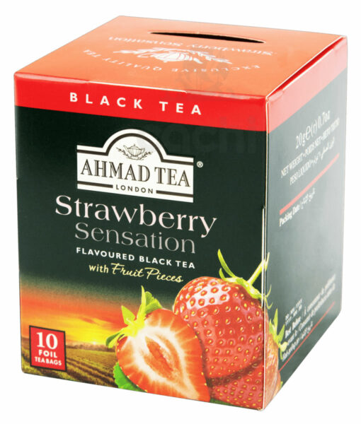 Te Ahmad Tea Black Strawberry Caja x 10 Sobres 1