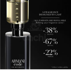 Perfume Armani Code 75ml Edt Recargable Giorgio Armani 5