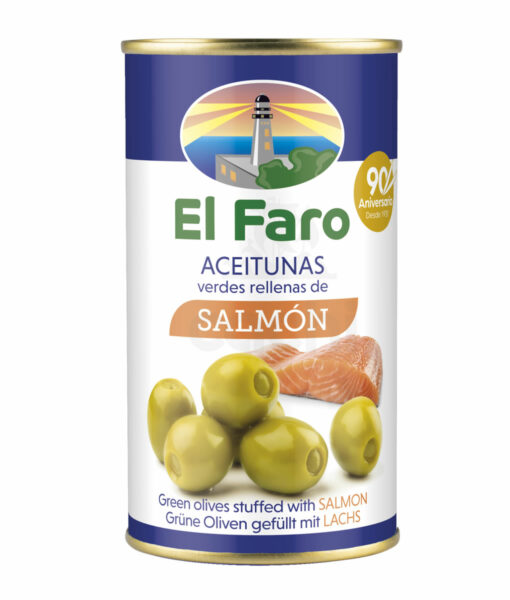 Aceitunas Españolas Rellenas de Salmon El Faro 150grs 1