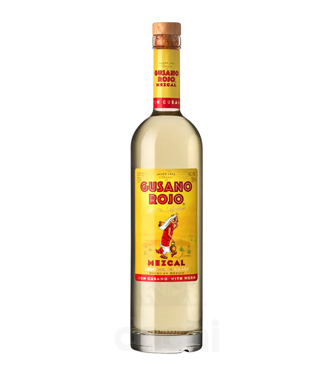 Mezcal Gusano Rojo 700ml Con Gusano 1 Mezcal Gusano Rojo 700ml Con Gusano