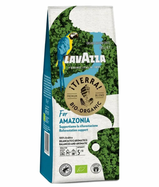 Cafe Lavazza Premium Tierra Bio Organic Amazonia 180gr Arabica 100% Int 5 1