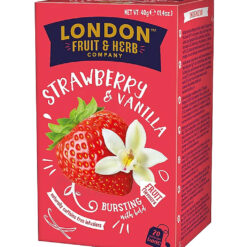 Te London Fruit & Herb Strawberry Vanilla 20 sob sin Cafeína