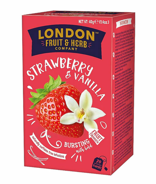 Te London Fruit & Herb Strawberry Vanilla 20 sob sin Cafeína 1