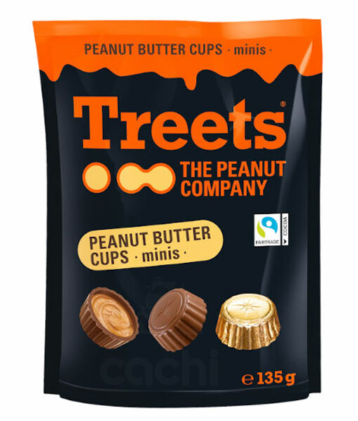 Bombones de Mani y Chocolate Peanut Butter Cups Treets 135gr 1