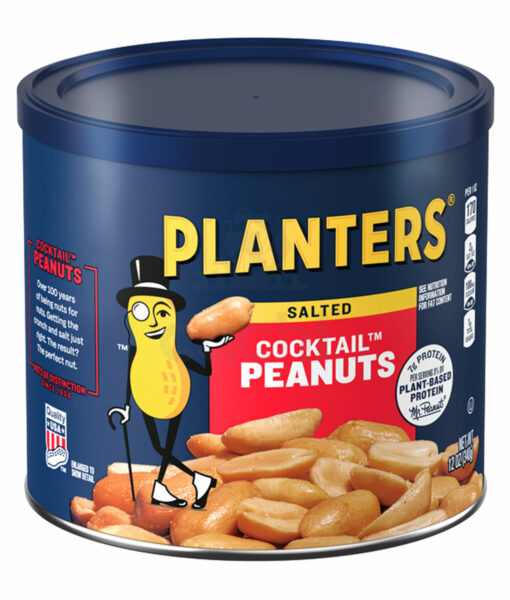 Planters Cocktail Peanuts Salted En Lata 340gr Usa 1