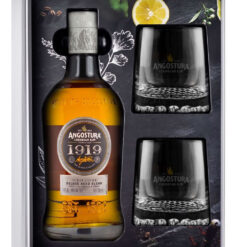 Ron Angostura Caribbean 1919 Deluxe con 2 vasos 750ml