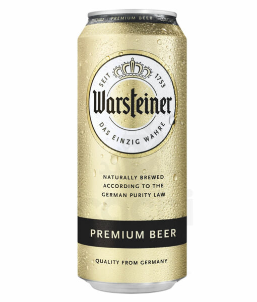 Cerveza Warsteiner Lata 500ml Alemana Pura Malta 1